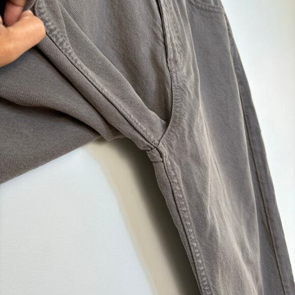 Zara Gray High Rise Wide Leg Jeans size 8 Full Length Relaxed 6045/225 Gray - Picture 9 of 14